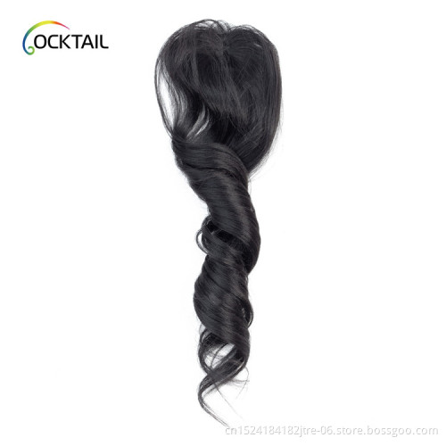 natural protein fiber synthetic hair goods factory, new developed human hair similar fiber